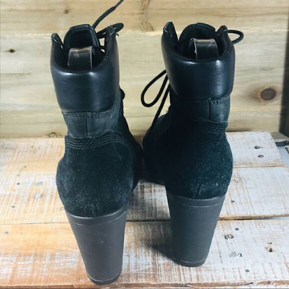 TIMBERLAND WOMENS TILLSTON LACE-UP BOOT - BLACK - Picture 3 of 12